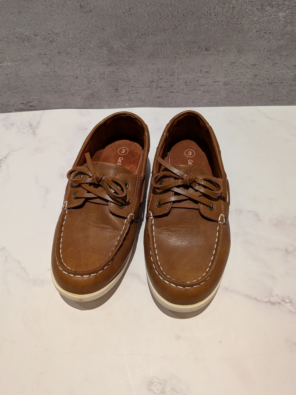 Cat & Jack Brown Boys' Boat Shoes